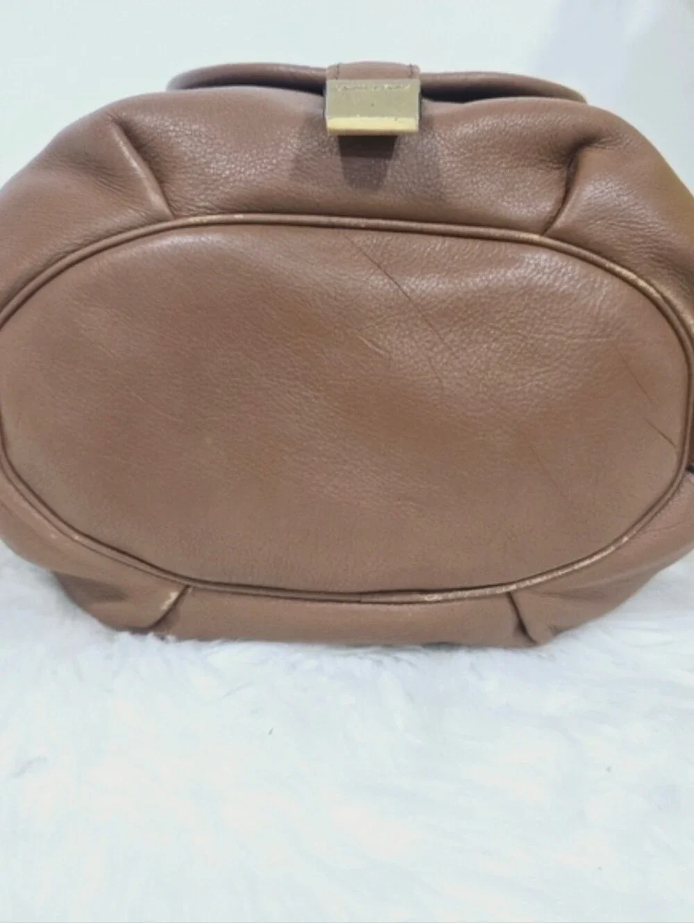 Michael Kors Fulton Hobo Brown Leather Women's Shoulder Bag